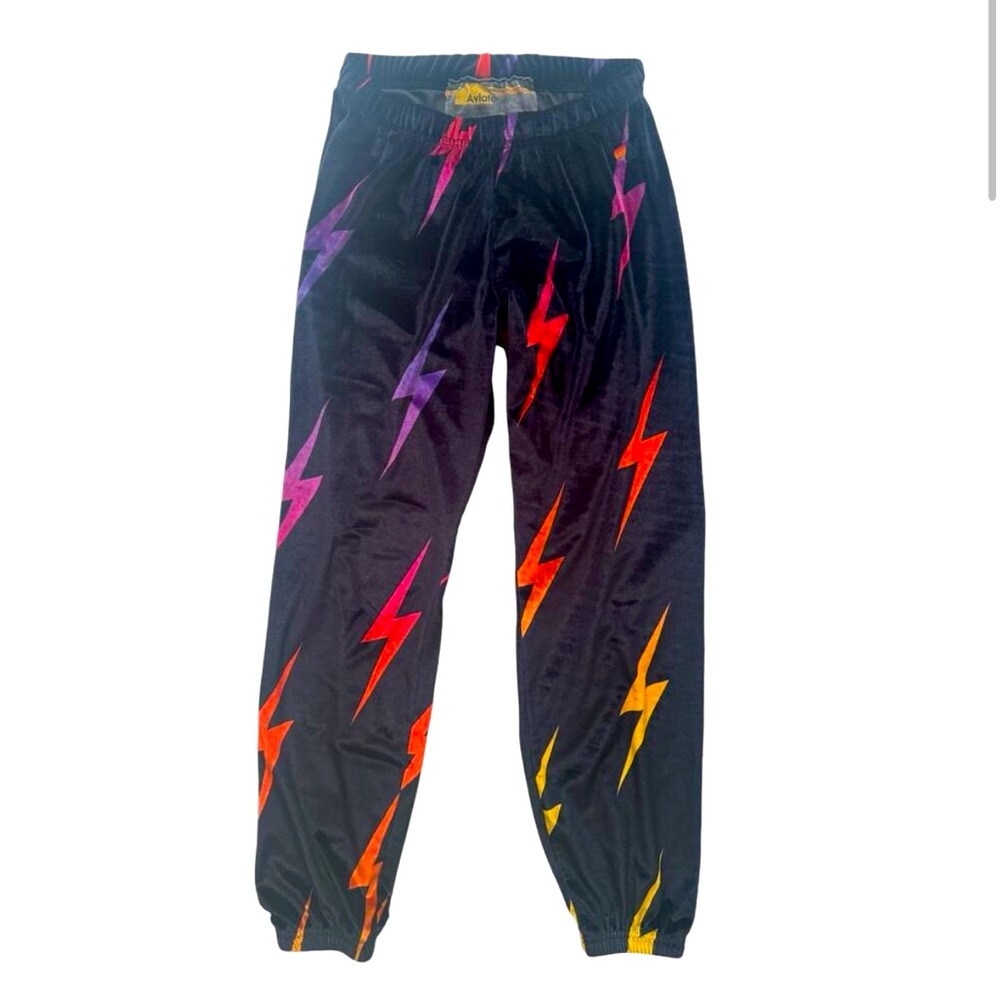 Aviator Nation Velvet Bolt Sweatpants